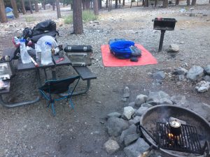 Campsite at Mt. Baldy