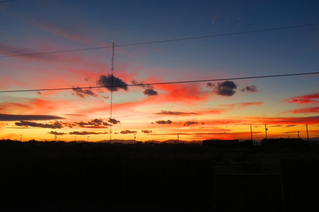 A great view of Alamogordo, NM from Mark's house.